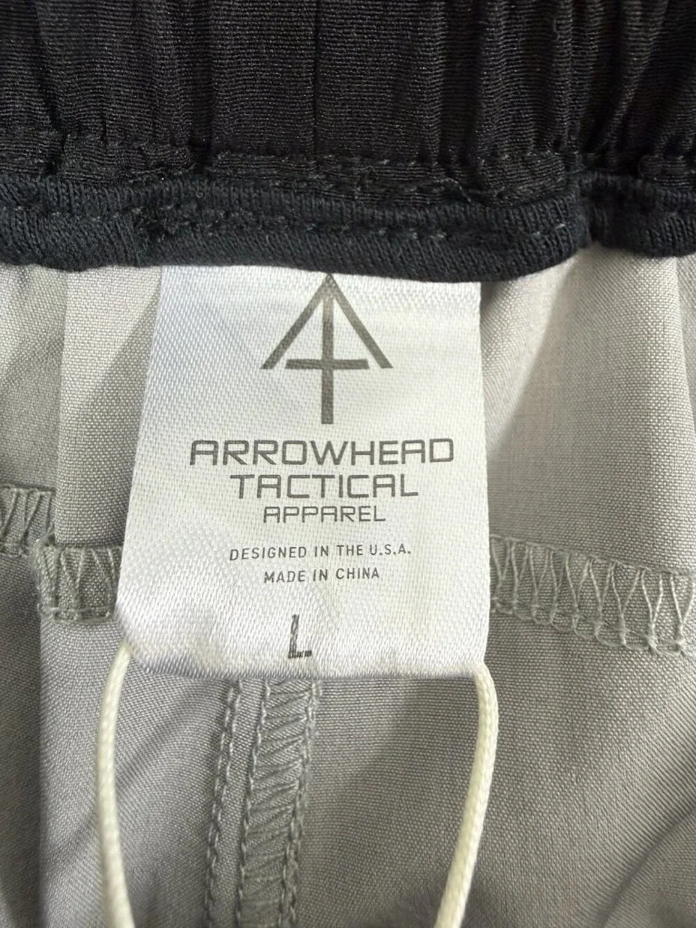 Arrowhead Tactical Mens Carrier Training Shorts 5” Size L Active Athletic Gray